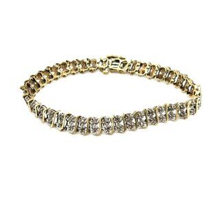 10K Gold Diamonds Bracelet (Read Description)